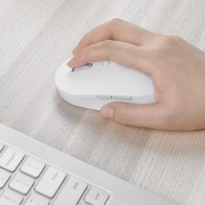 موس وایرلس سایلنت شیائومی  اXiaomi Mi Silent Edition Dual Mode Wireless Mouse WXSMSBMW02 دارای 6 کلید