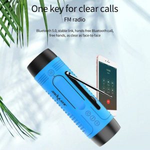 اسپیکر بلوتوث زیلوتZealot A1 Sport Music Outdoor Speaker توان 5 وات رم و فلش خور دارای چراغ قوه