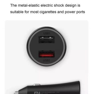 قیمت شارژر فندکی فست شارژ شیائومی Xiaomi CC06ZM 37W QC3 Car Charger
