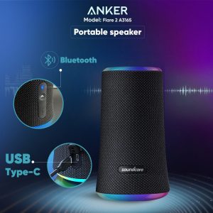 اسپیکر بلوتوثی انکر SoundCore Flare 2 Anker Bluetooth Speaker