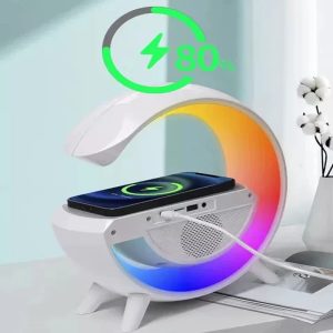 اسپیکر و شارژر وایرلس و چراغ خواب ارسال 2ساعته درشهر تهرانBluetooth LED Wireless Charging Speaker BT-3401