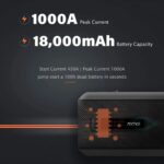 پاوربانک و جامپ استارتر خودرو شیائومی Xiaomi 70Mai Midrive PS06 Jump Starter Max 18000mAh - تصویر 11