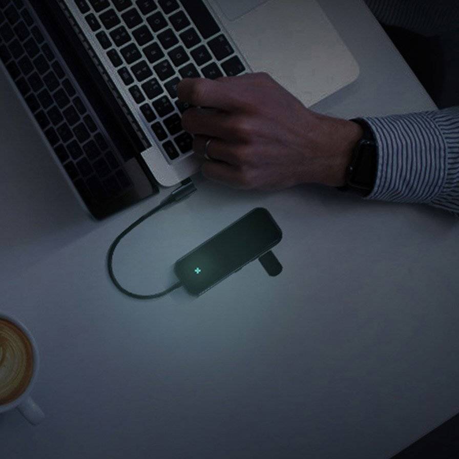 هاب 5 پورت بیسوس Baseus Multi-Functional Type C HUB CAHUB-BZ0G توان 60 وات - Image 15