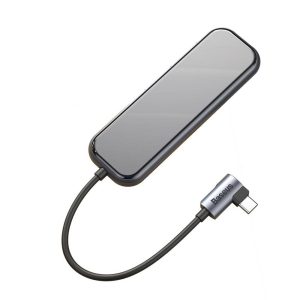 هاب 5 پورت بیسوس Baseus Multi-Functional Type C HUB CAHUB-BZ0G توان 60 وات