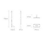 ست نازل و تی شستشوی خودرو Baseus Multifunctional Car Wash Spray Nozzle CRXC01-F01 طول 15 متری - Image 23