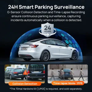 دوربین ثبت وقایع خودرو 70mai Dash Cam 4K A800SE Set + دوربین عقب