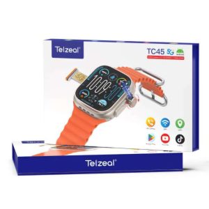 ساعت سیمکارت دار مدل TC45 اولترا 5G با بدنه فلزی